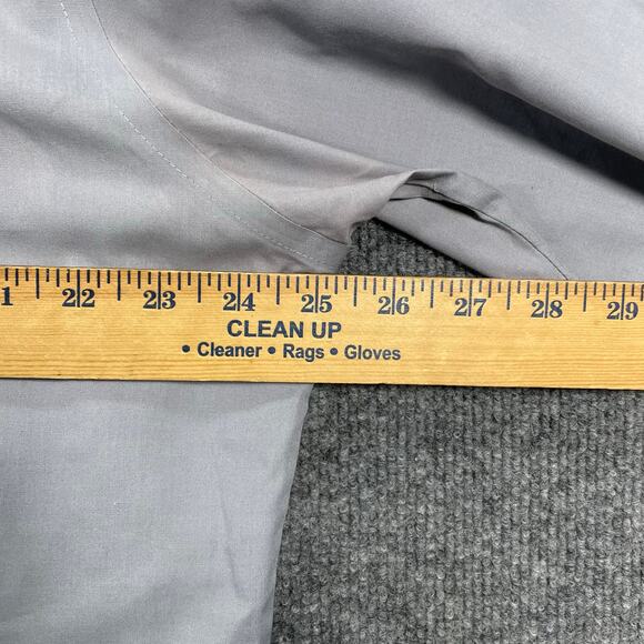 J. Ferrar Slim Fit Dress Shirt Men's XL 17-17.5 34-35 Gray Business Formal READ - Picture 9 of 13